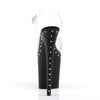FLAMINGO-808ABLS Plateau Sandaletten schwarz | Pleaser