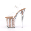 FLAMINGO-808G Plateau Sandaletten Gold | Pleaser