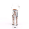 FLAMINGO-808G Plateau Sandaletten Gold | Pleaser