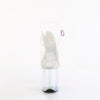FLAMINGO-808HT Plateau Sandaletten Transparent/Holografisch | Pleaser