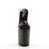 FLAMINGO-808MG Plateau Sandaletten Schwarz | Pleaser