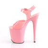 FLAMINGO-808N Plateau Sandaletten Rosa Lack | Pleaser