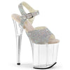 FLAMINGO-808N-RS Plateau Sandaletten Mehrfarbig | Pleaser
