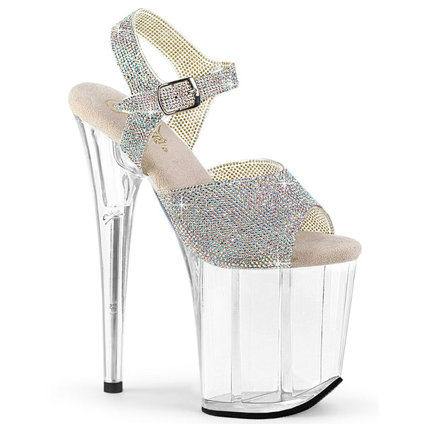 FLAMINGO-808N-RS Plateau Sandaletten Mehrfarbig | Pleaser