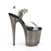 FLAMINGO-808N-T Plateau Sandaletten - Schwarz von Pleaser – Ansicht 5