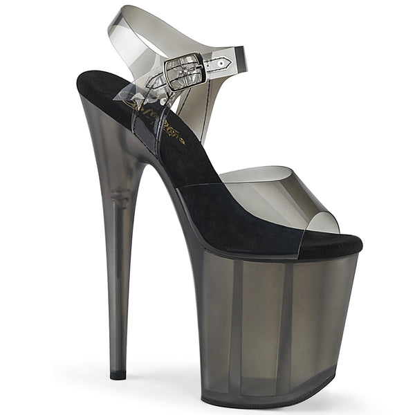 FLAMINGO-808N-T Plateau Sandaletten - Schwarz von Pleaser