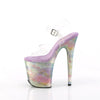 FLAMINGO-808NEB Plateau Sandaletten - Mehrfarbig von Pleaser – Ansicht 3