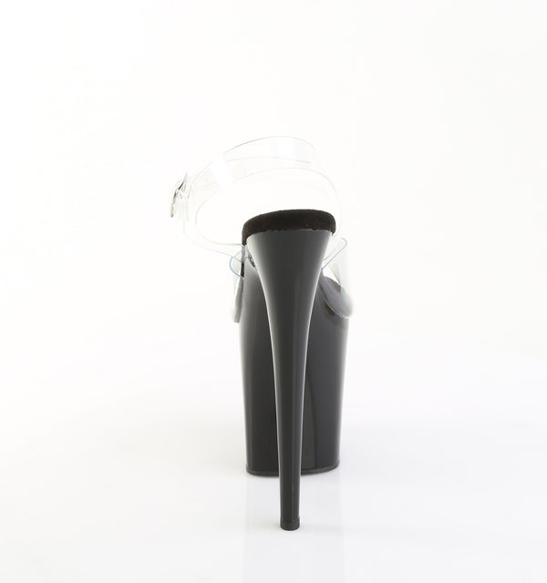 FLAMINGO-808PREM Plateau Sandaletten Schwarz von Pleaser – Ansicht 4