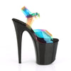 FLAMINGO-808RB Plateau Sandaletten Regenbogen von Pleaser – Ansicht 5