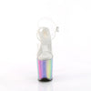 FLAMINGO-808RG-01 Plateau Sandaletten - Regenbogenmuster von Pleaser – Ansicht 2