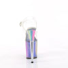 FLAMINGO-808RG-01 Plateau Sandaletten - Regenbogenmuster von Pleaser – Ansicht 4