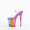 FLAMINGO-808RMT Plateau Sandaletten Regenbogen/Bunt | Pleaser