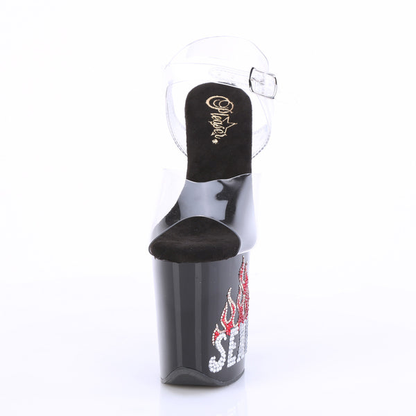 FLAMINGO-808SEXY Plateau Sandaletten von Pleaser – Ansicht 2