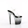 FLAMINGO-808SS Plateau Sandaletten Schwarz | Pleaser