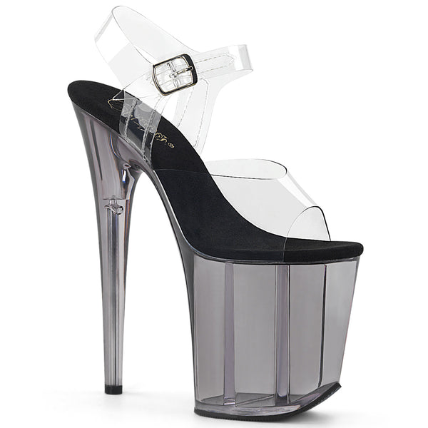 FLAMINGO-808T Plateau Sandaletten schwarz | Pleaser