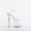 FLAMINGO-808VL Plateau Sandaletten Transparent | Pleaser