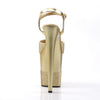 FLAMINGO-809-2G Plateau Sandaletten Gold von Pleaser – Ansicht 4
