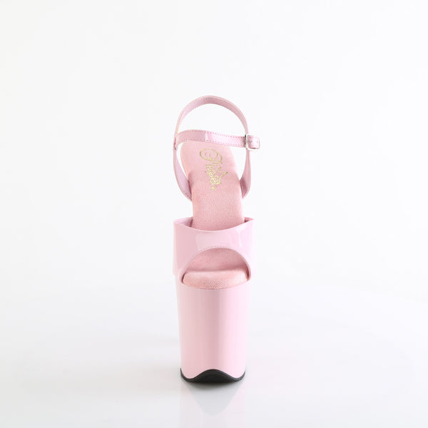 FLAMINGO-809 Plateau Sandaletten Rosa Lack | Pleaser