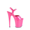 FLAMINGO-809 Plateau Sandaletten Pink Lack | Pleaser