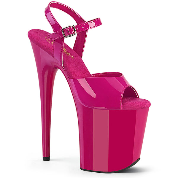 FLAMINGO-809 Plateau Sandaletten Pink Lack | Pleaser
