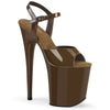 FLAMINGO-809 High Heels Sandaletten - Braun | Pleaser