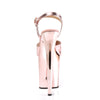 FLAMINGO-809 Plateau Sandaletten Rosé von Pleaser – Ansicht 4
