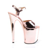 FLAMINGO-809 Plateau Sandaletten Rosé von Pleaser – Ansicht 5