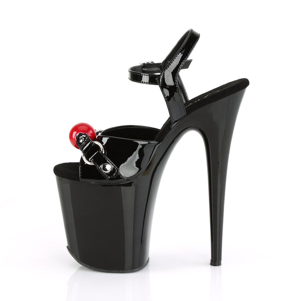 FLAMINGO-809GB Plateau Sandaletten Domina Gag Ball | Pleaser