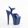 FLAMINGO-809GP Plateau Sandaletten Blau | Pleaser