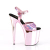 FLAMINGO-809HG Plateau Sandaletten - Baby Pink von Pleaser – Ansicht 5
