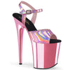 FLAMINGO-809HG Plateau Sandaletten - Baby Pink von Pleaser