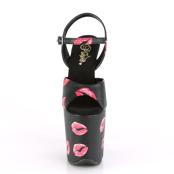 FLAMINGO-809KISSES Plateau Sandaletten Kisses von Pleaser – Ansicht 2