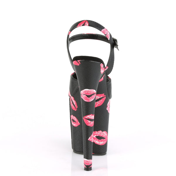 FLAMINGO-809KISSES Plateau Sandaletten Kisses von Pleaser – Ansicht 4