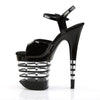 FLAMINGO-809LN Plateau Sandaletten transparent/klar von Pleaser – Ansicht 3