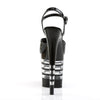 FLAMINGO-809LN Plateau Sandaletten transparent/klar von Pleaser – Ansicht 4