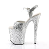 FLAMINGO-810LG Plateau Sandaletten Glitzer von Pleaser – Ansicht 3