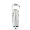 FLAMINGO-810LG Plateau Sandaletten Glitzer von Pleaser – Ansicht 4