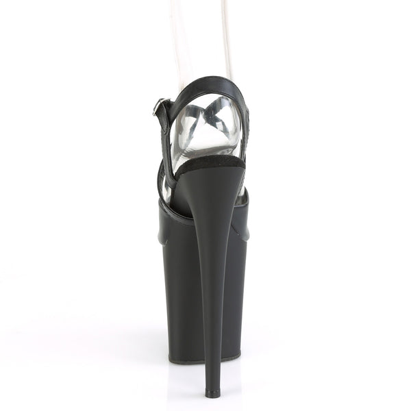 FLAMINGO-824 Plateau Sandaletten - Schwarz von Pleaser – Ansicht 4