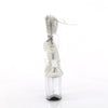 FLAMINGO-824RS Plateau Sandaletten Transparent | Pleaser