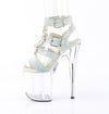 FLAMINGO-856RS Plateau Sandaletten Mehrfarbig/Transparent | Pleaser