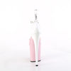 FLAMINGO-868 Plateau Sandaletten Rosa/Weiß | Pleaser