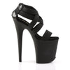 FLAMINGO-869 Plateau High Heels Sandaletten Schwarz von Pleaser – Ansicht 5