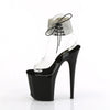 FLAMINGO-891-2RS Plateau Sandaletten Schwarz | Pleaser