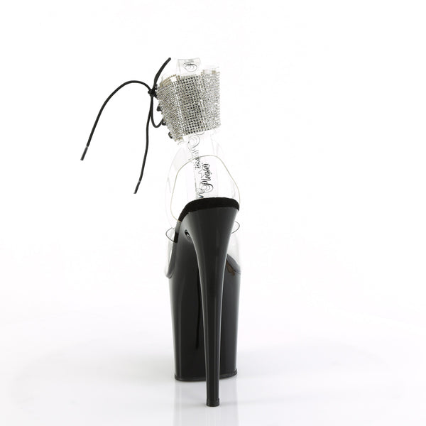 FLAMINGO-891-2RS Plateau Sandaletten Schwarz | Pleaser