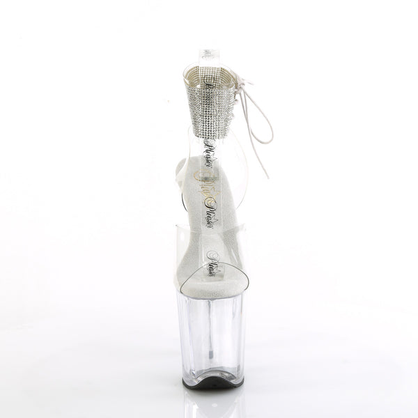 FLAMINGO-891-2RS Plateau Sandaletten Transparent | Pleaser