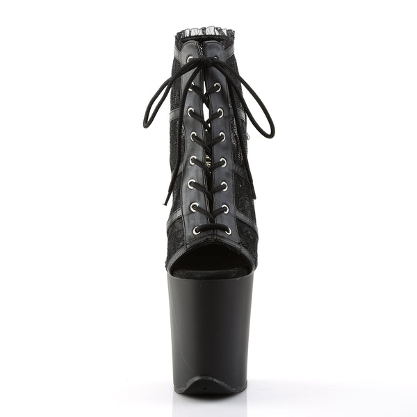 FLAMINGO-896LC Plateau Stiefeletten schwarz von Pleaser – Ansicht 2