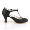 FLAPPER-26 Kitten Heel Pumps Schwarz | Funtasma SALE