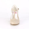 FLAPPER-26 Kitten Heel Pumps Creme von Funtasma – Ansicht 2