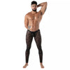 Schwarze Fluid Lace Open Legging im verführerischen Spitzen Design von TOF Paris