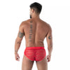 Roter Fluid Lace Pocket-Slip von TOF Paris – Ansicht 3